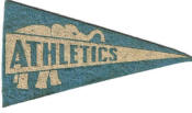 Red Ball Sales Co. Philadelphia Athletics Pennant