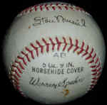 Warren Spahn Stan Musial Signatures