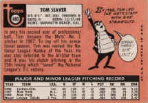 Back Of 1969 Topps Card