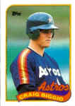 1989 Topps Card 49 Craig Biggio RC