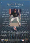 Back Of 1996 SP Card 4 Darin Erstad FOIL RC