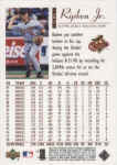 Back Of 1999 SP Auth Card12 Cal Ripken