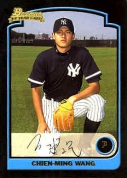 2003 Bowman Card 202 Chien-Ming Wang Rookie