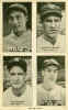 1937 Four on one Exhibit card Tony Lazzeri Vernon Gomez Lou Gehrig Joe DiMaggio 