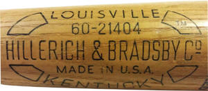 1970's Montgomery Ward - Wards bat label