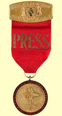 1915 Phillies World Series Press Pin