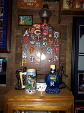 Baseball Memorabilia Display